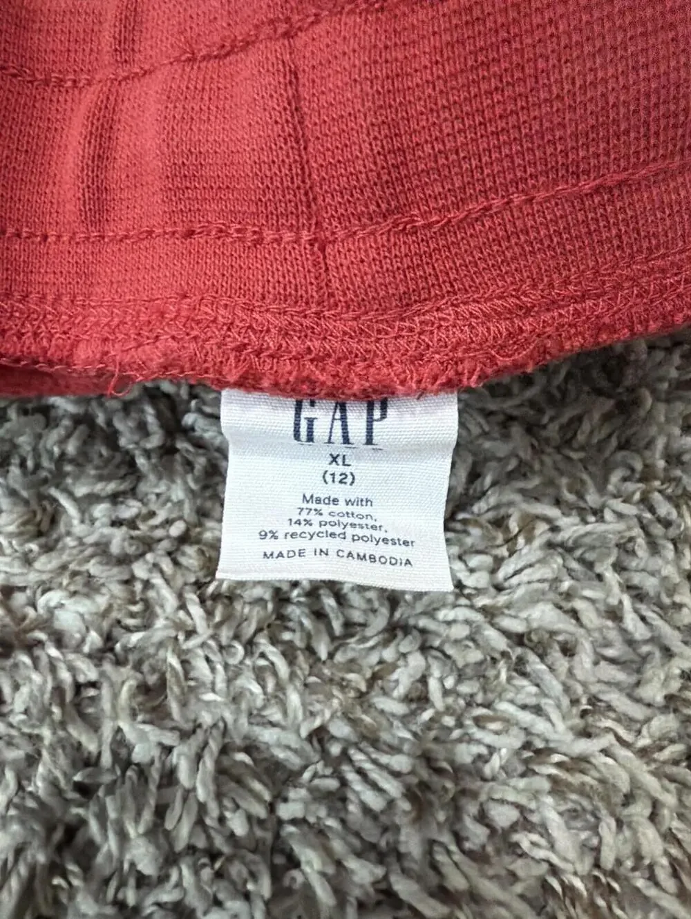GAP Kids Boys Pull on Fleece Red Shorts XL